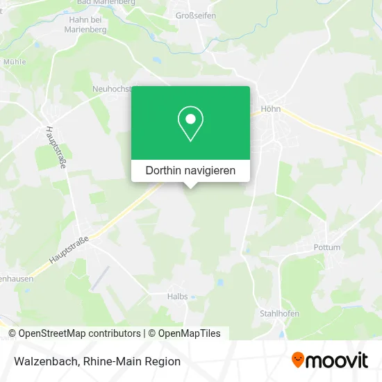 Walzenbach Karte