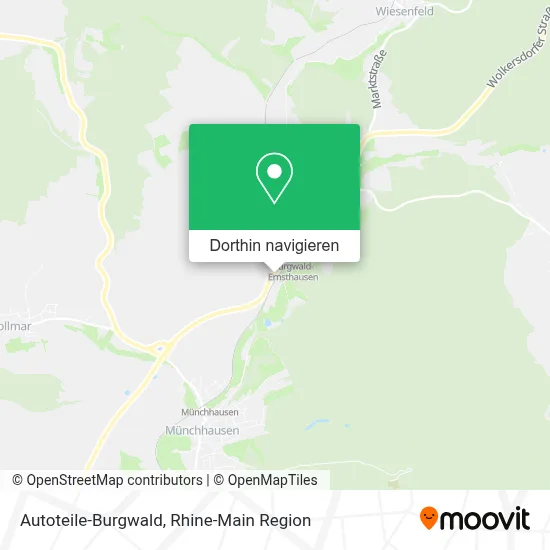 Autoteile-Burgwald Karte