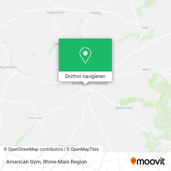 American Gym Karte