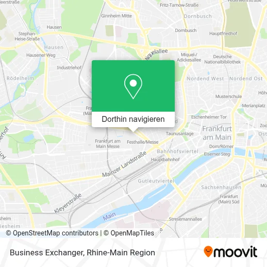 Business Exchanger Karte