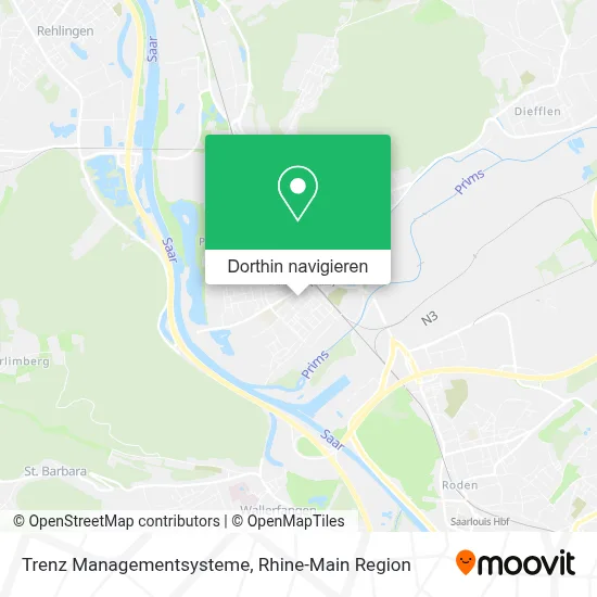 Trenz Managementsysteme Karte