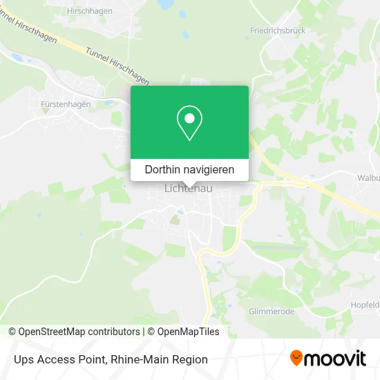 Ups Access Point Karte