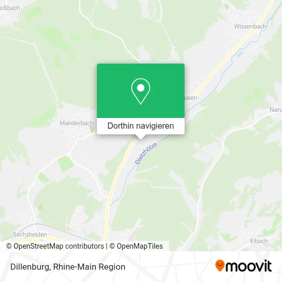 Dillenburg Karte