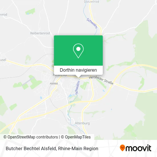 Butcher Bechtel Alsfeld Karte