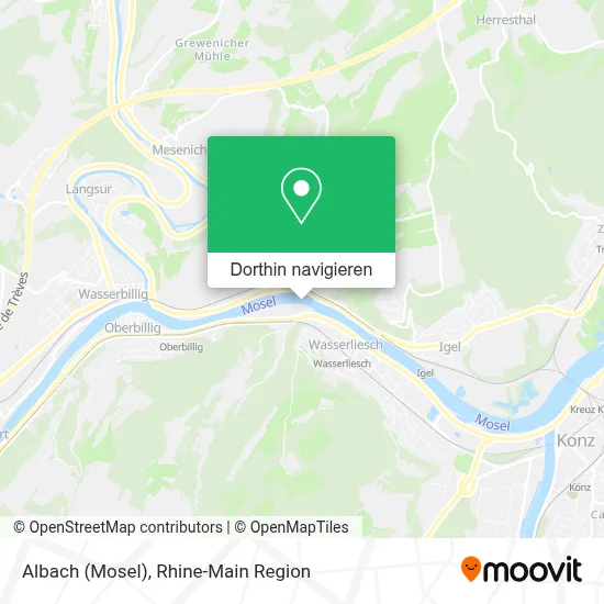 Albach (Mosel) Karte