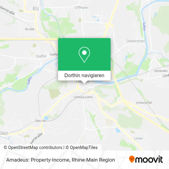 Amadeus: Property-Income Karte