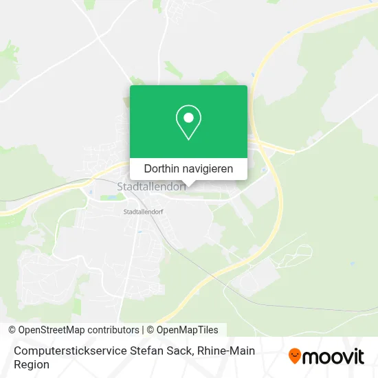 Computerstickservice Stefan Sack Karte