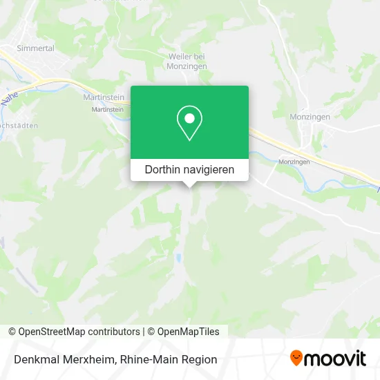 Denkmal Merxheim Karte