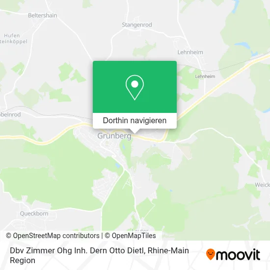 Dbv Zimmer Ohg Inh. Dern Otto Dietl Karte