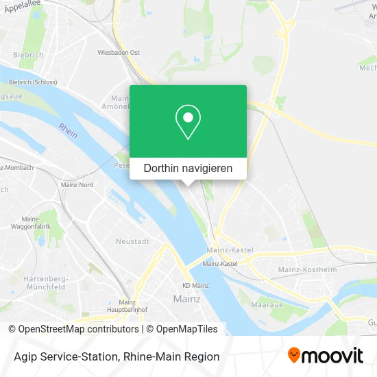 Agip Service-Station Karte