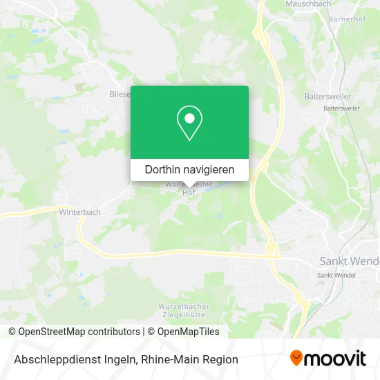 Abschleppdienst Ingeln Karte