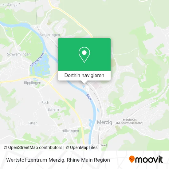 Wertstoffzentrum Merzig Karte