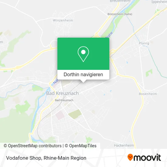 Vodafone Shop Karte