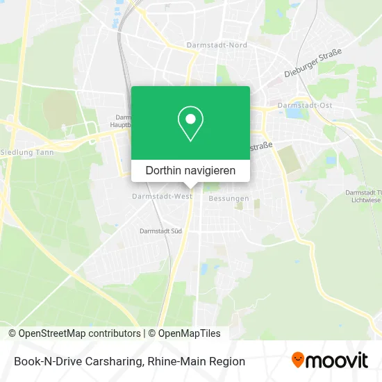 Book-N-Drive Carsharing Karte