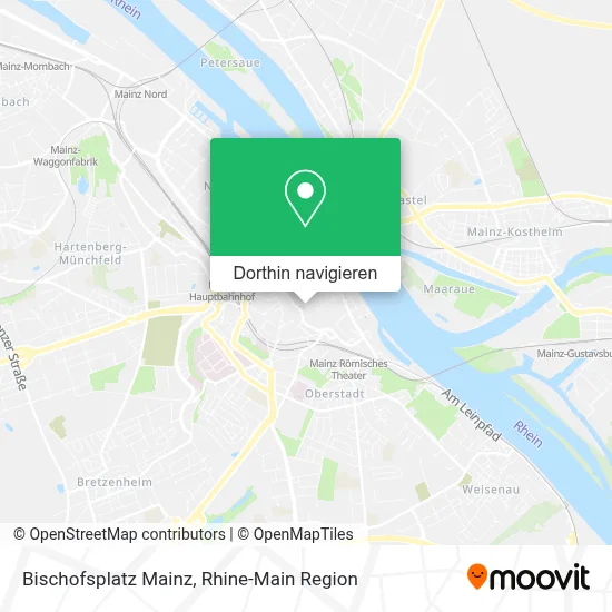 Bischofsplatz Mainz Karte