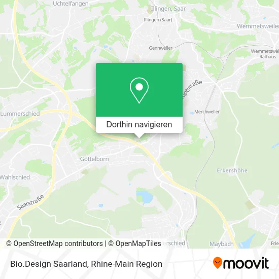 Bio.Design Saarland Karte