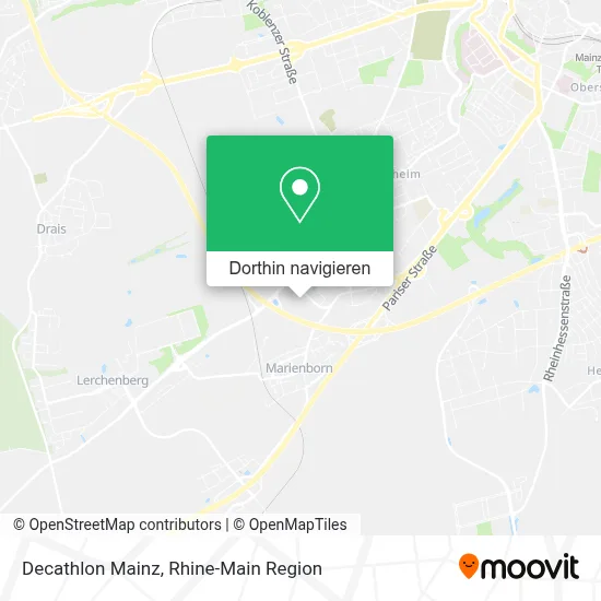 Decathlon Mainz Karte