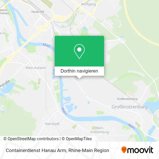 Containerdienst Hanau Arm Karte