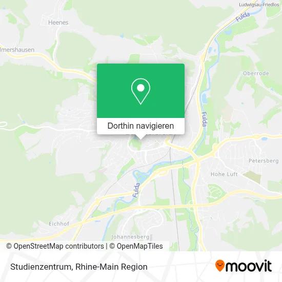 Studienzentrum Karte