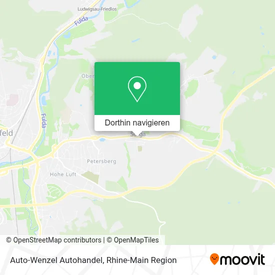 Auto-Wenzel Autohandel Karte