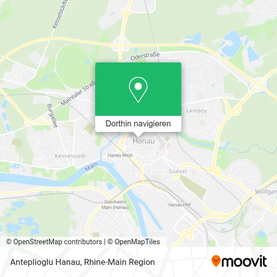 Anteplioglu Hanau Karte