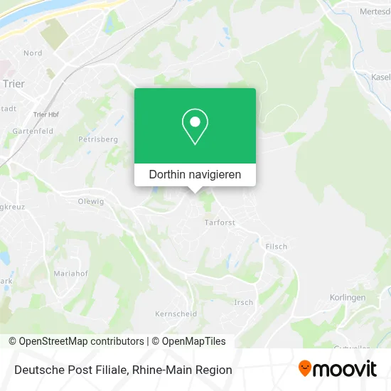 Deutsche Post Filiale Karte