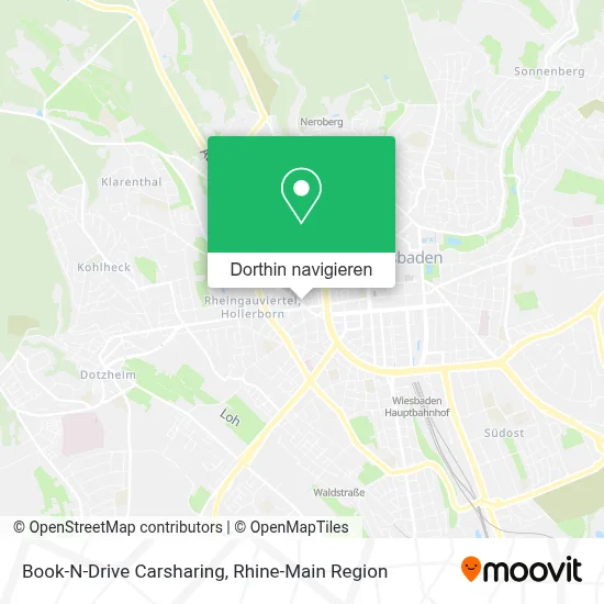 Book-N-Drive Carsharing Karte