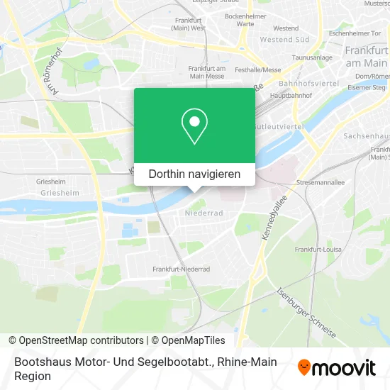 Bootshaus Motor- Und Segelbootabt. Karte