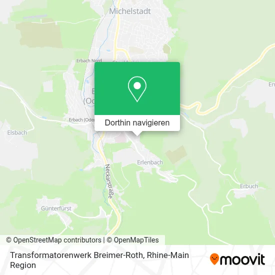 Transformatorenwerk Breimer-Roth Karte