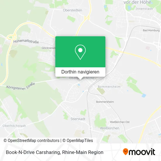 Book-N-Drive Carsharing Karte