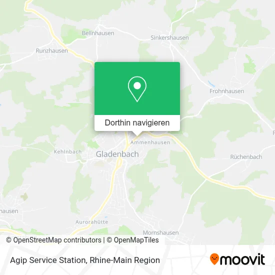 Agip Service Station Karte