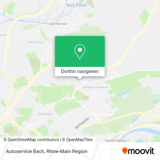 Autoservice Bach Karte