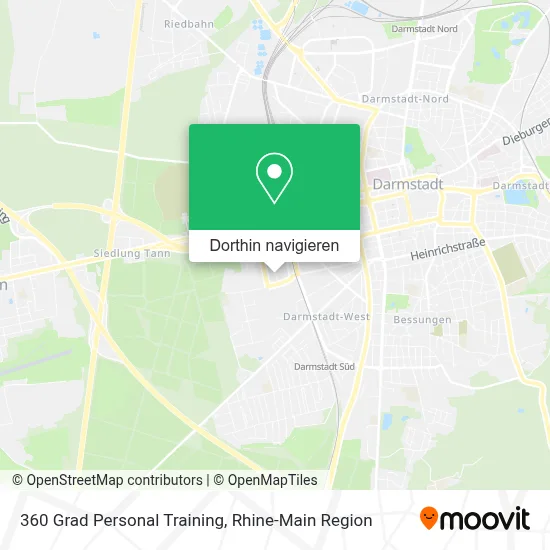 360 Grad Personal Training Karte