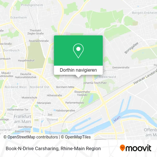 Book-N-Drive Carsharing Karte