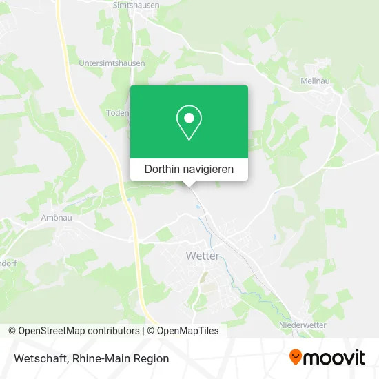 Wetschaft Karte