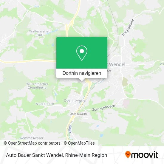 Auto Bauer Sankt Wendel Karte