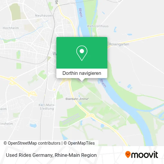 Used Rides Germany Karte