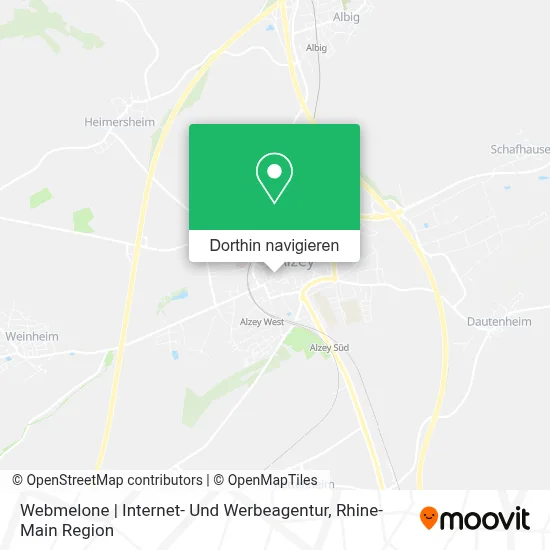 Webmelone | Internet- Und Werbeagentur Karte