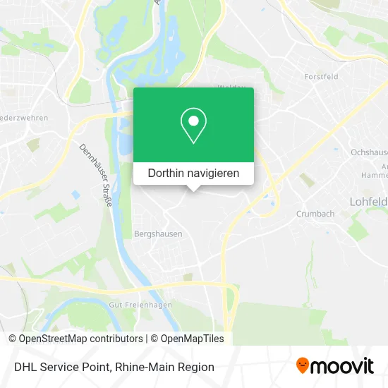 DHL Service Point Karte