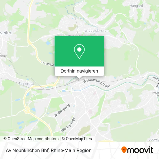 Av Neunkirchen Bhf Karte