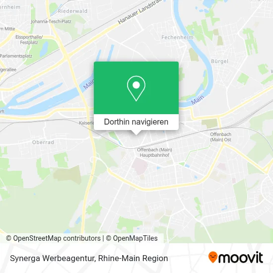 Synerga Werbeagentur Karte
