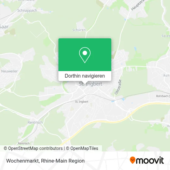 Wochenmarkt Karte