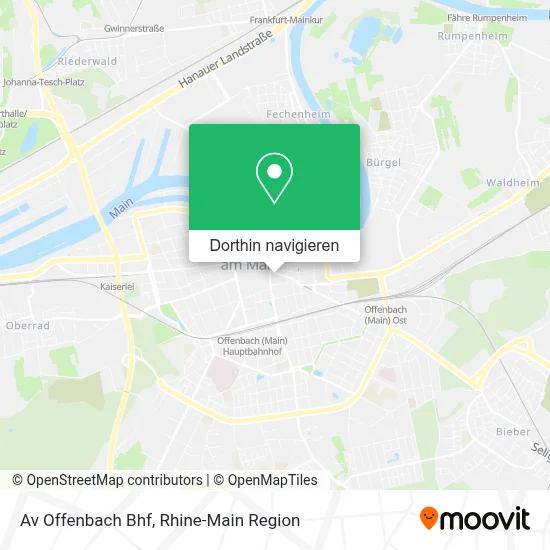 Av Offenbach Bhf Karte