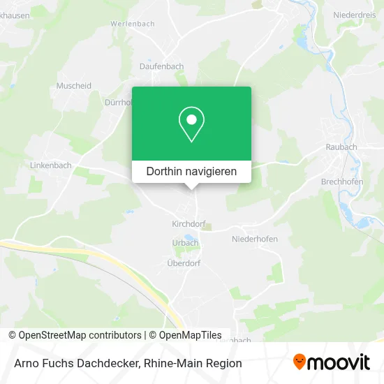 Arno Fuchs Dachdecker Karte