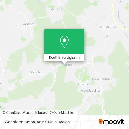 Wohnform Gmbh Karte