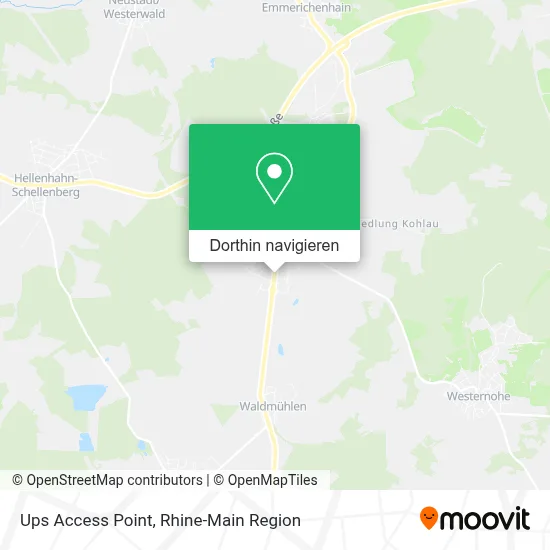 Ups Access Point Karte