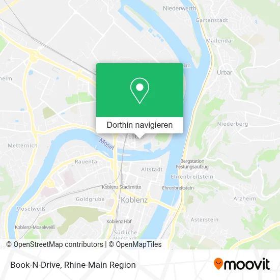 Book-N-Drive Karte