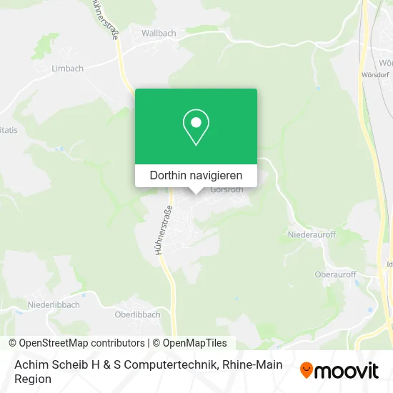 Achim Scheib H & S Computertechnik Karte