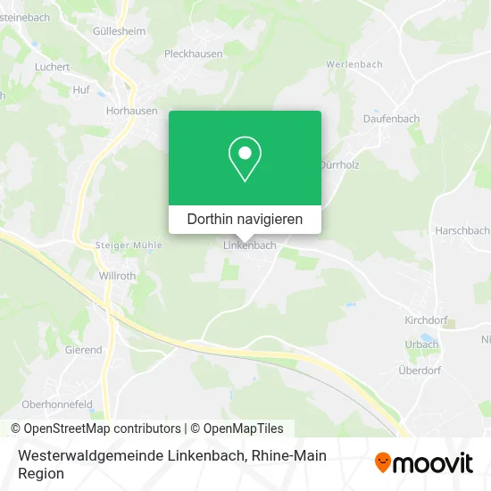 Westerwaldgemeinde Linkenbach Karte