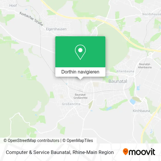 Computer & Service Baunatal Karte